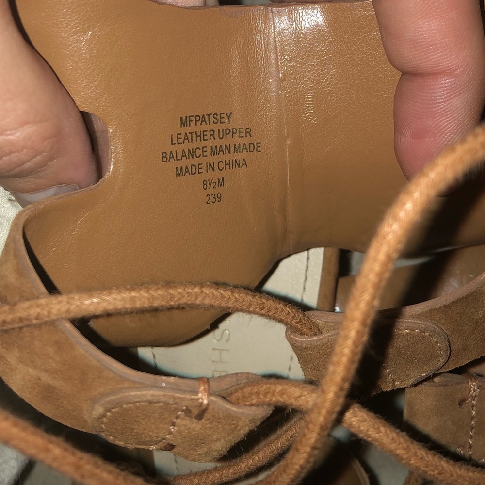 🔥 Marc Fisher gladiator sandals Sz 8.5 - Picture 6 of 8